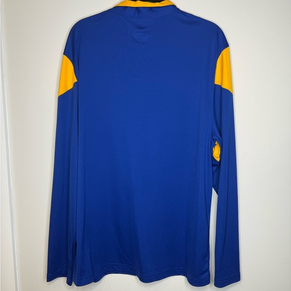 St. Louis Blues Fanatics Logo Quarter-Zip Top - Blue - Picture 5 of 5